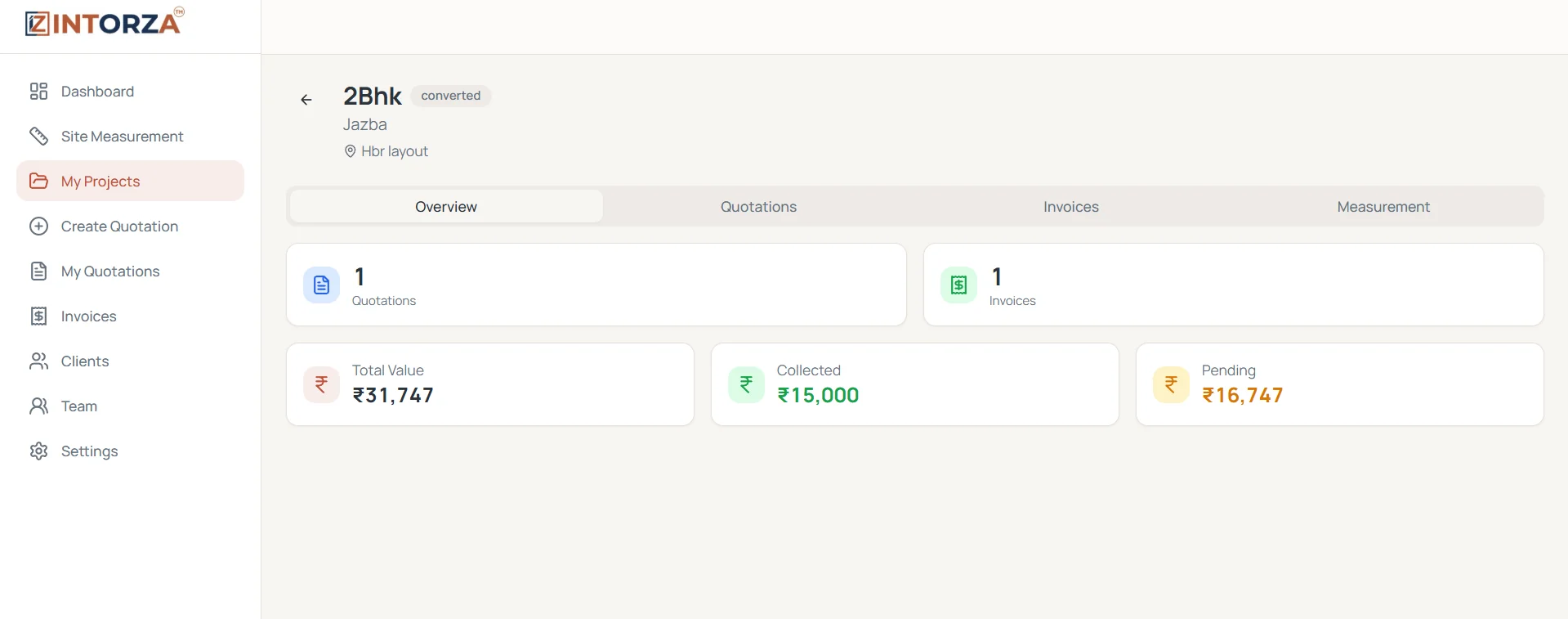 Manage Converted Projects
